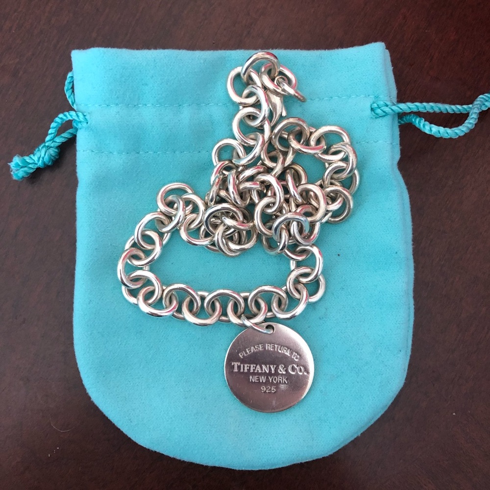 Tiffany circle chain necklace 🌟